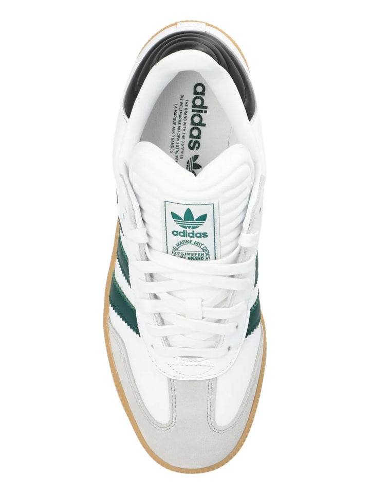 adidas Samba Xlg Sneakers — White/Green — Size US M 3.5 - US W 5 — Lifestyle View