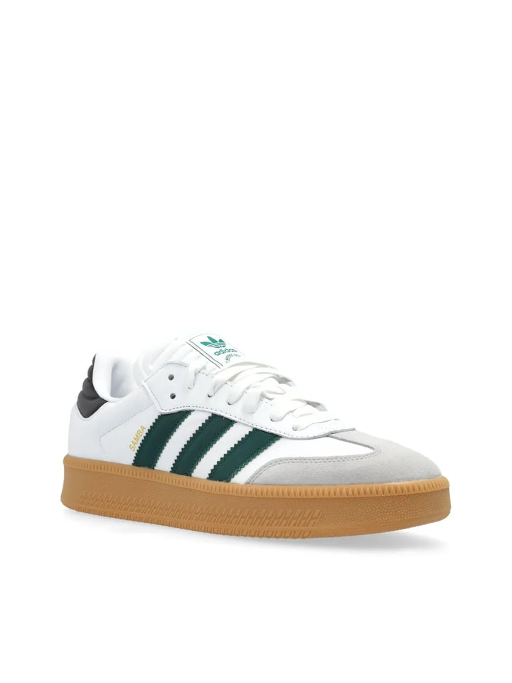 adidas Samba Xlg Sneakers — White/Green — Size US M 3.5 - US W 5 — Top View