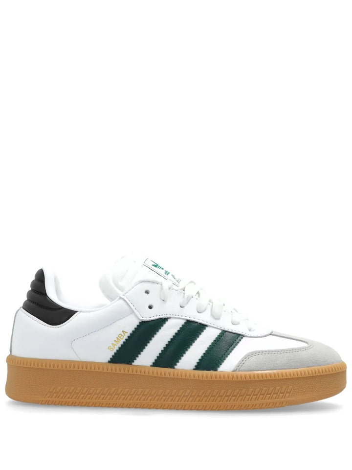 adidas Samba Xlg Sneakers — White/Green — Size US M 3.5 - US W 5 — Front View