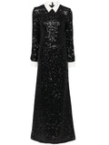 Macgraw Neo Gothic Gown — Black/ White — Size XS — Front View