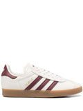 adidas Gazelle Sneakers — White/Bordeaux Red — Size US M 4 - US W 5.5 — Front View