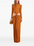 Cult Gaia Keri Dress — Orange — Size S — Front View
