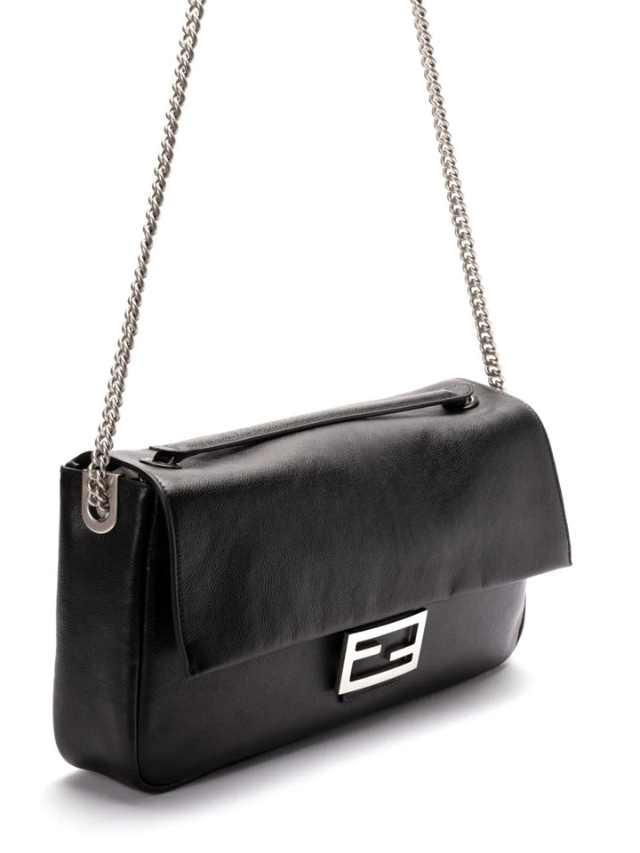 Fendi Leather Baguette Shoulder Bag — Same as shown — Size One Size — Back View