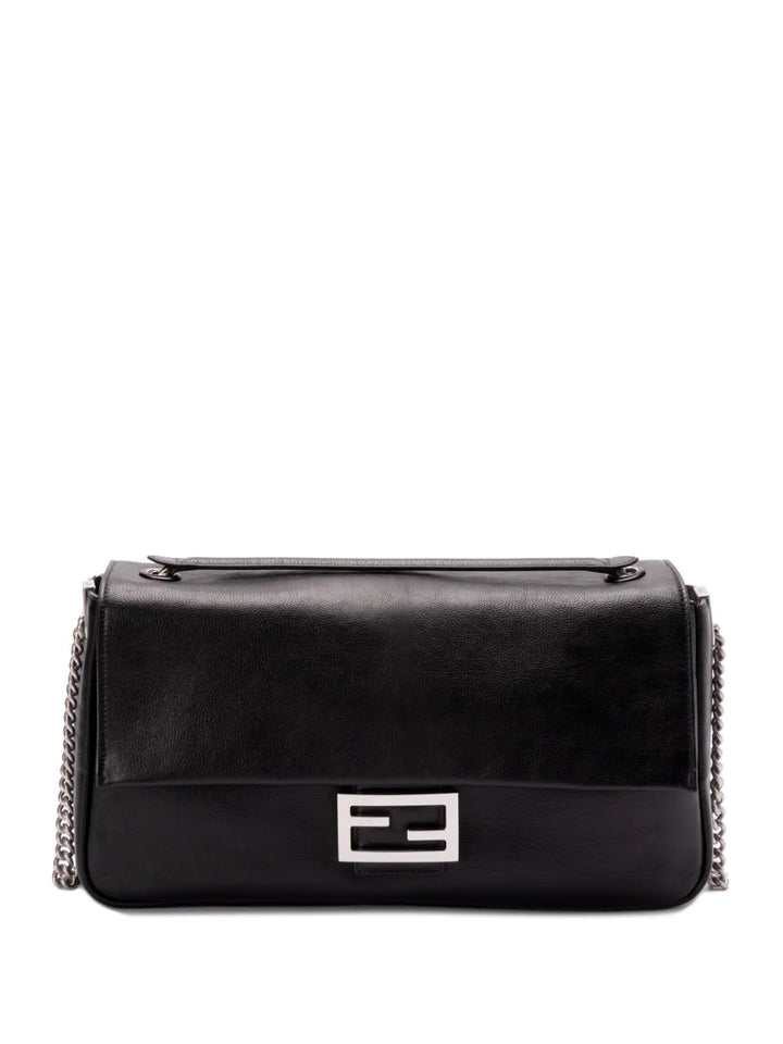 Fendi Leather Baguette Shoulder Bag — Same as shown — Size One Size — Front View