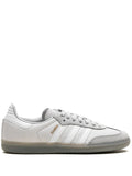 adidas Samba Grey Sneakers — Light Grey — Size US M 10.5 - US W 12 — Front View