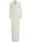 Ralph Lauren Collection Kristian Maxi Dress — Beige — Size XS — Front View