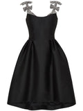 Sabina Bilenko Miley Mini Dress — Black — Size XS — Front View