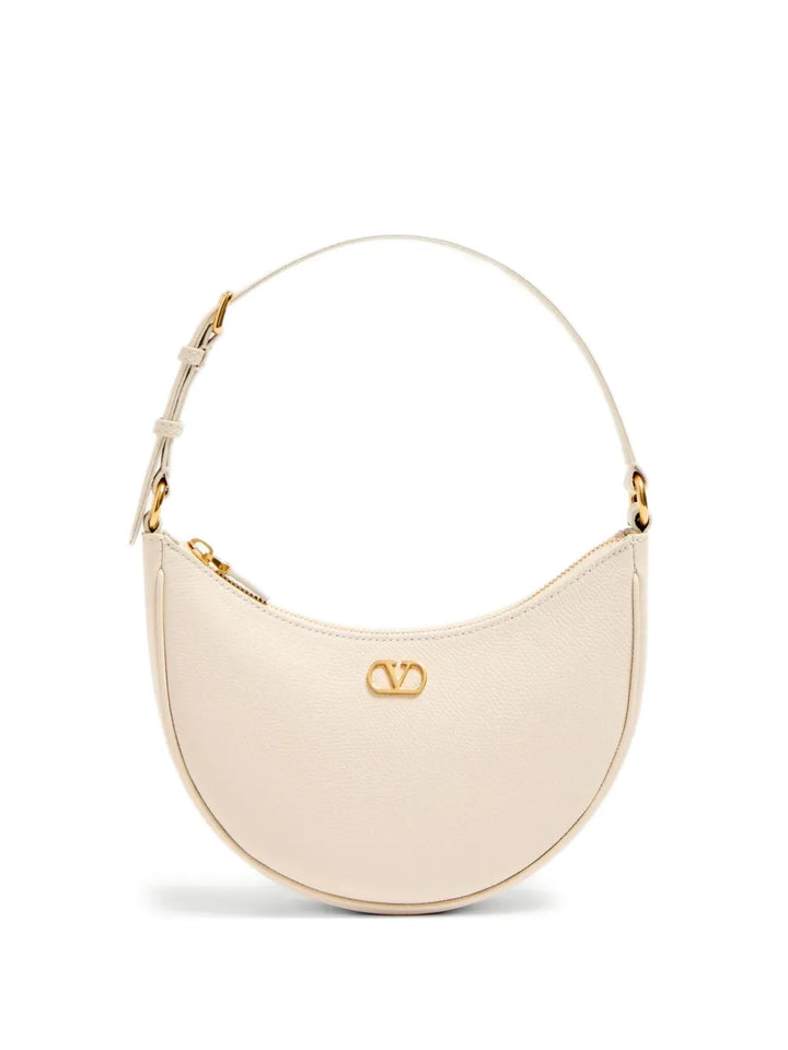 Valentino Garavani Hobo Logo Zip Mini Shoulder Bag — Same as shown — Size One Size — Front View