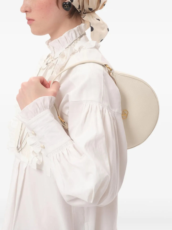 Valentino Garavani Hobo Logo Zip Mini Shoulder Bag — Same as shown — Size One Size — Back View