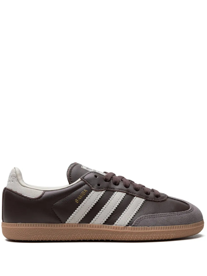 adidas Samba Og Brown/Putty Grey Sneakers — Brown — Size US M 9.5 - US W 11 — Front View
