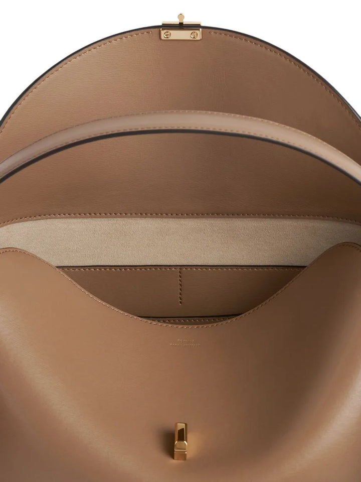 Toteme T Lock Leather Top Handle Bag — Same as shown — Size One Size — Top View