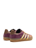 adidas Gazelle Indoor Maroon/Almost Yellow/Preloved Brown Sneakers — Maroon/Yellow/Brown — Size US M 3.5 - US W 5 — Back View