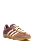 adidas Gazelle Indoor Maroon/Almost Yellow/Preloved Brown Sneakers — Maroon/Yellow/Brown — Size US M 3.5 - US W 5 — Side View