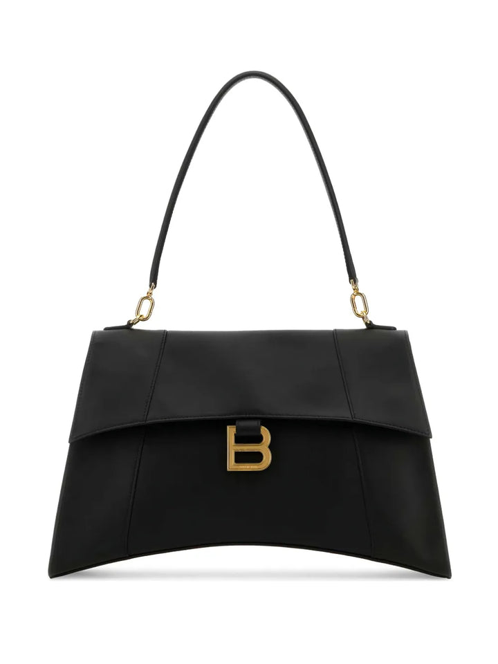 Balenciaga Medium Hourglass Soft Shoulder Bag — Same as shown — Size One Size — Front View