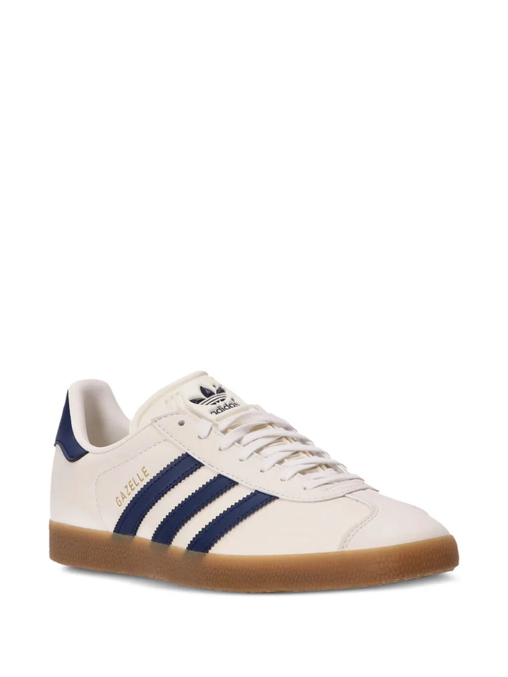 adidas Gazelle Sneakers — White/Navy Blue — Size US M 5 - US W 6.5 — Side View