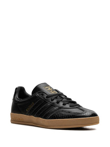 adidas X Gazelle Indoor Core Black/Snakeskin Sneakers — Black — Size US M 4 - US W 5.5 — Detail View