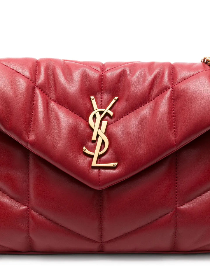 Saint Laurent Small Puffer Shoulder Bag — Same as shown — Size One Size — Top View