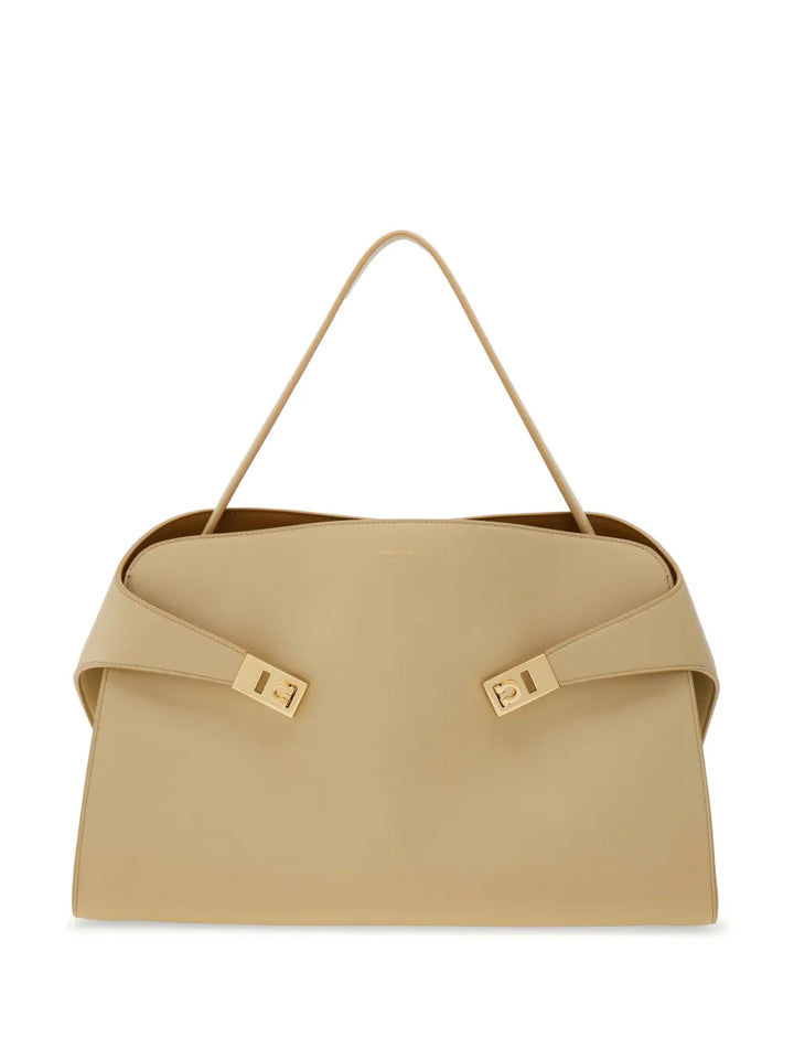 Ferragamo Medium Hug Soft Shoulder Bag — Same as shown — Size One Size — Front View