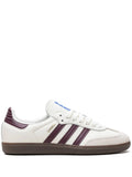 adidas X Emmi Samba Og Off-White/Maroon Sneakers — Off-White/Maroon — Size US M 4 - US W 5.5 — Front View