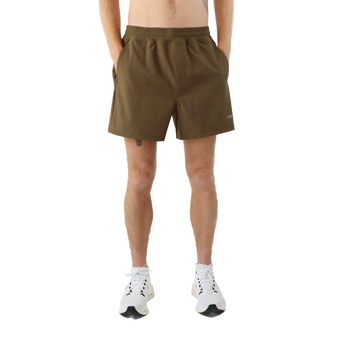 F2R Mens Lightstreme 5" Short — Black — Size Small — Detail View