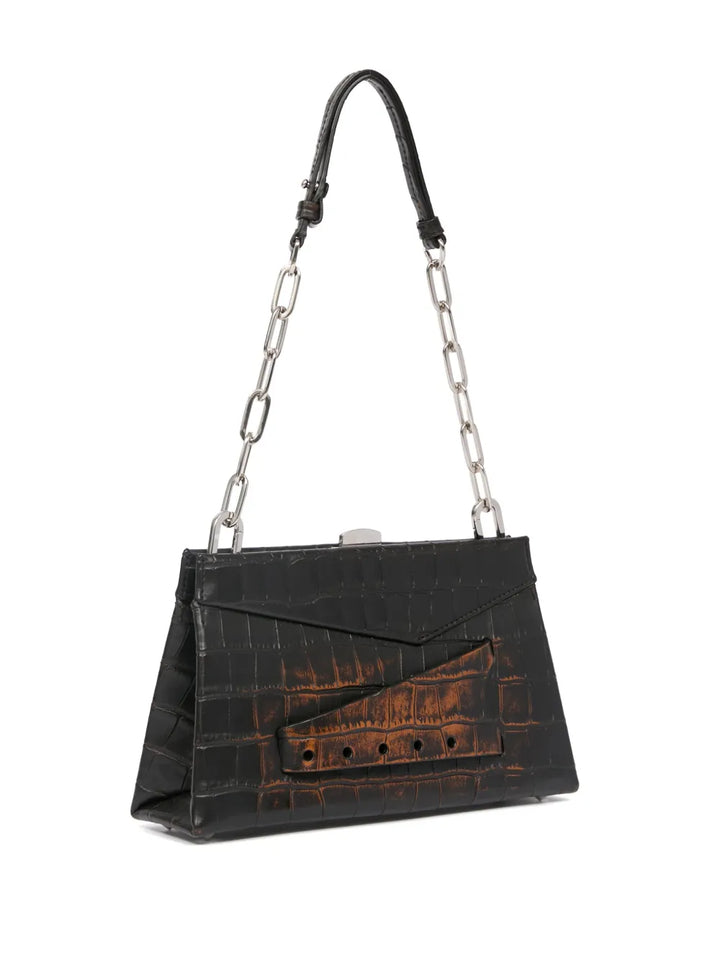 Maison Margiela Small Snatched Shoulder Bag — Same as shown — Size One Size — Back View