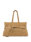 Moschino Tie Me Leather Shoulder Bag — Same as shown — Size One Size — Front View