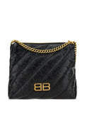 Balenciaga Small Crush Shoulder Bag — Same as shown — Size One Size — Front View