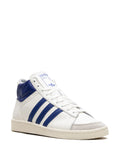 adidas Jabbar Hi Off White/Collegiate Royal Sneakers — White — Size US M 11 - US W 12.5 — Side View