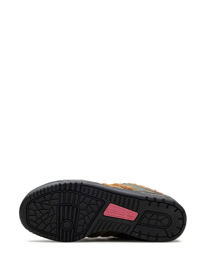 adidas Rivalry The Simpsons - Werewolf Flanders Sneakers — Brown — Size US M 9.5 - US W 11 — Top View