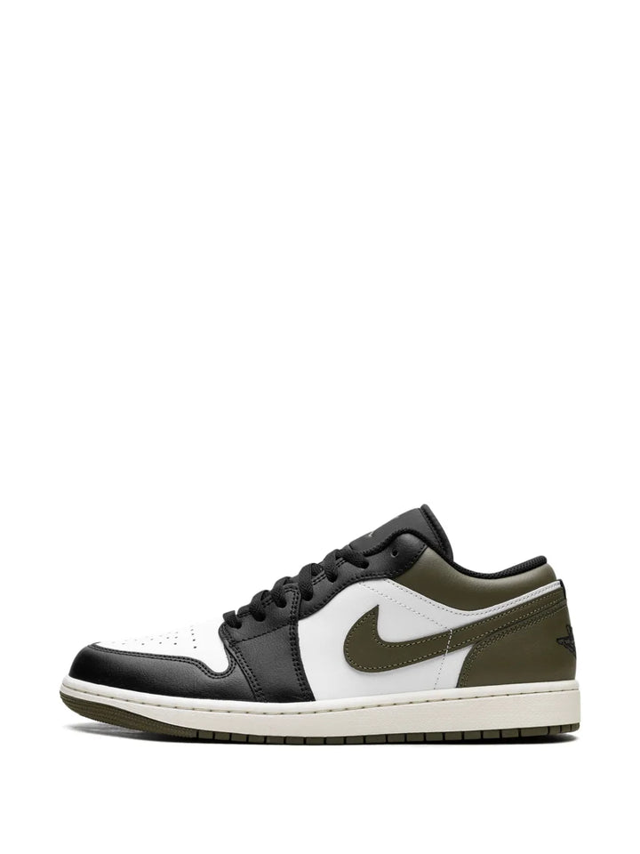 Air Jordan 1 Low Sneakers — White — Size US M 10.5 - US W 12 — Detail View