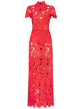 Silvia Tcherassi Taiana Dress — Red — Size XS — Front View