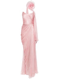 Iris Serban Anette Gown — Red/ Pink — Size XS — Front View
