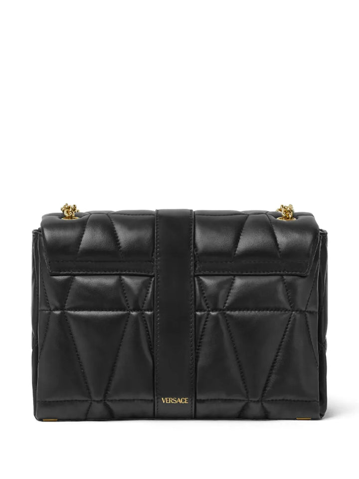 Versace Kleio Quilted Shoulder Bag — Same as shown — Size One Size — Back View