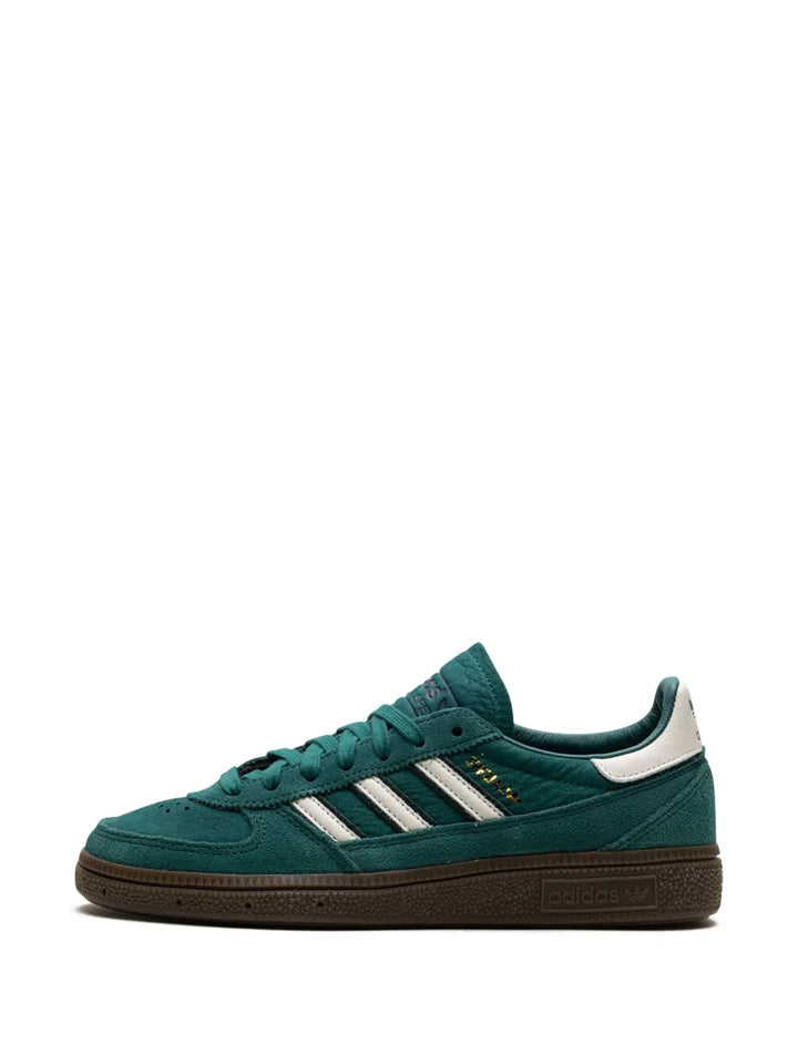 adidas Handball Spezial Noble Green/Off White/Green Night Sneakers — Dark Green — Size US M 7.5 - US W 9 — Detail View