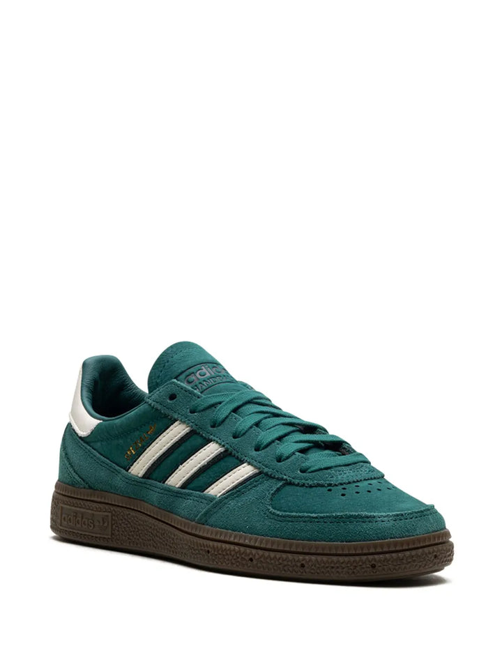 adidas Handball Spezial Noble Green/Off White/Green Night Sneakers — Dark Green — Size US M 7.5 - US W 9 — Side View