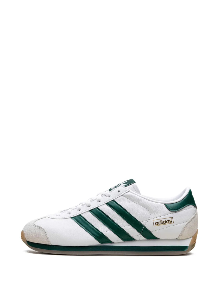 adidas Country Japan White Collegiate Green Sneakers — White — Size US M 9.5 - US W 11 — Detail View
