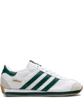 adidas Country Japan White Collegiate Green Sneakers — White — Size US M 9.5 - US W 11 — Front View