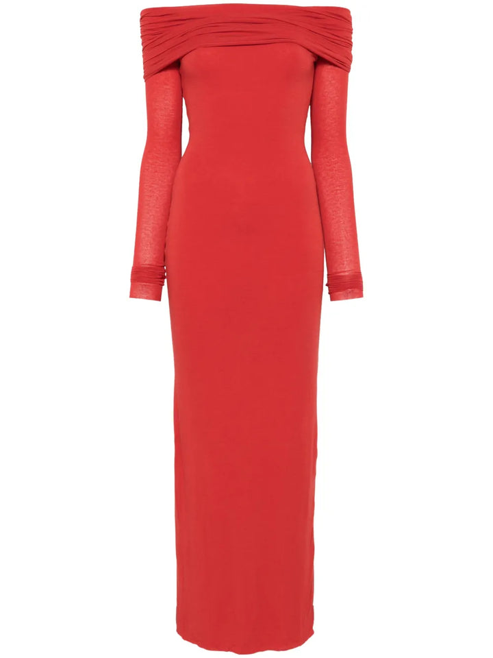 Manuri Amara Maxi Dress — Red — Size XS — Front View