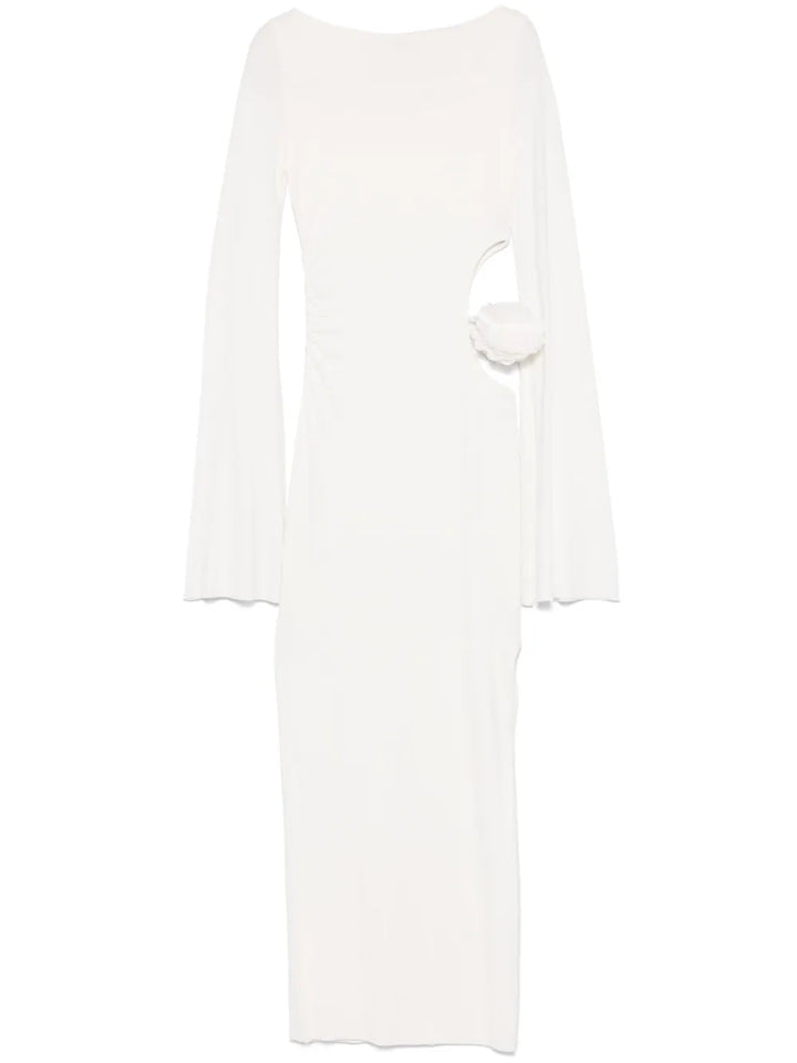Manuri Paloma Maxi Dress — White — Size S — Front View