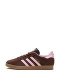 adidas Gazelle Auburn/Clear Pink Sneakers — Auburn Brown/Light Pink — Size US M 3.5 - US W 5 — Detail View