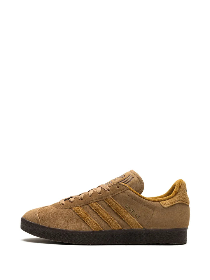 adidas Gazelle Brown Desert Sneakers — Camel Brown — Size US M 3.5 - US W 5 — Detail View