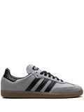 adidas Samba Og Halo Silver/Core Black/Brown Desert Sneakers — Grey — Size US M 3.5 - US W 5 — Front View