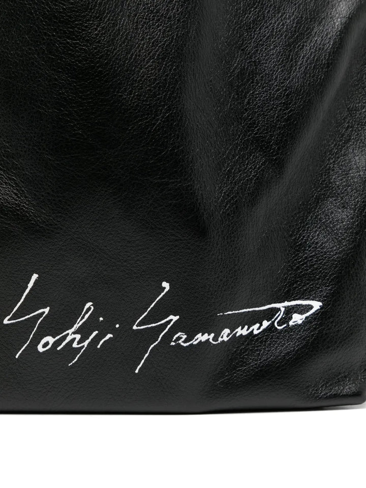 Yohji Yamamoto Leather Shoulder Bag — Same as shown — Size One Size — Top View