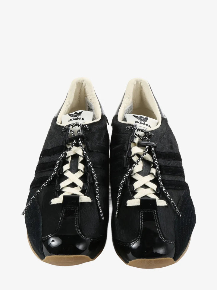adidas Sftm Country Og Sneakers — Black — Size US M 9 - US W 10.5 — Back View