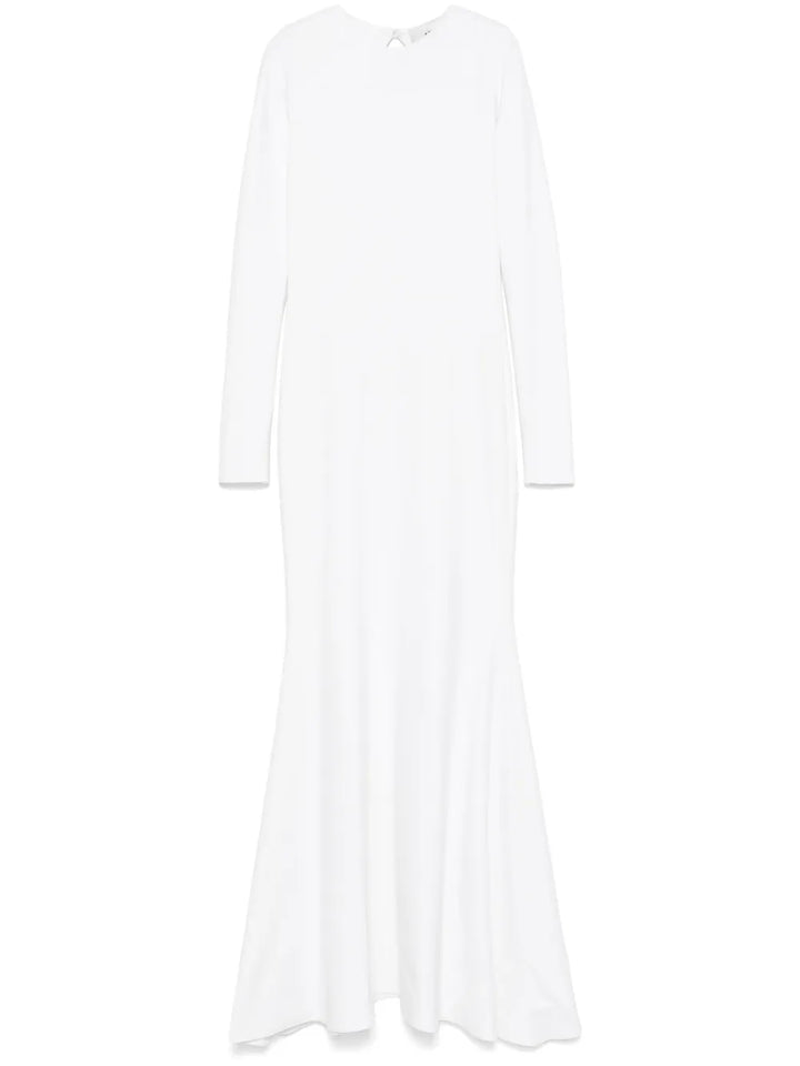 Atu Body Couture Jersey Maxi Dress — White — Size XS — Front View