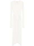 Manuri Suki Dress — White/ Red — Size XS — Front View
