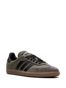 adidas Samba Og Sneakers — Olive Green — Size US M 9 - US W 10.5 — Detail View