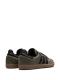 adidas Samba Og Sneakers — Olive Green — Size US M 9 - US W 10.5 — Back View
