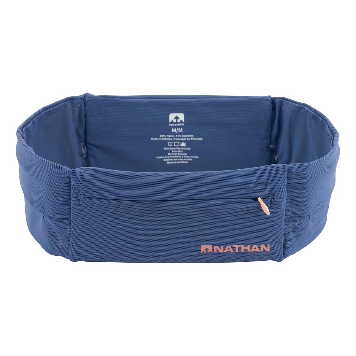 Nathan Zipster Lite — True Blue - Rose Gold — Size XSmall — Top View