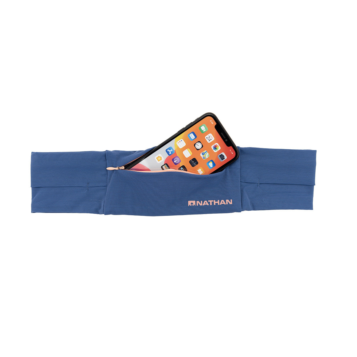Nathan Zipster Lite — True Blue - Rose Gold — Size XSmall — Detail View